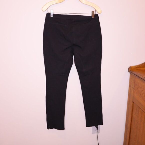 Theory Black Structured Riding Pants Sz 6 - Picture 3 of 9